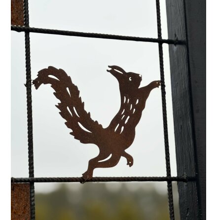 Skylt till armeringsjrn Ekorre Lind Decoration
