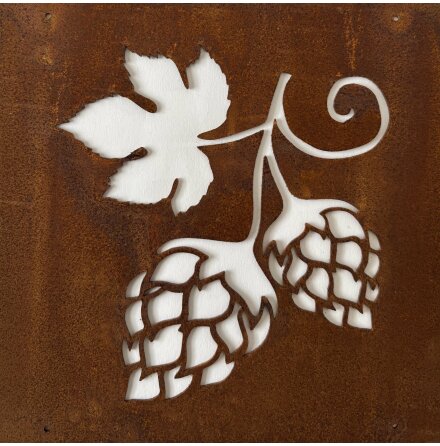 Skylt till armeringsjrn Humle Lind Decoration