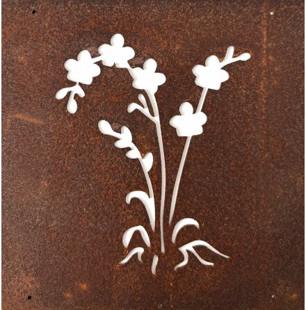 Skylt till armeringsj�rn Orkid� Lind Decoration