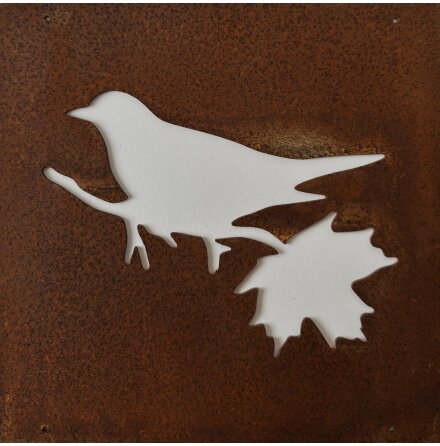 Skylt till armeringsj�rn F�gel Lind Decoration